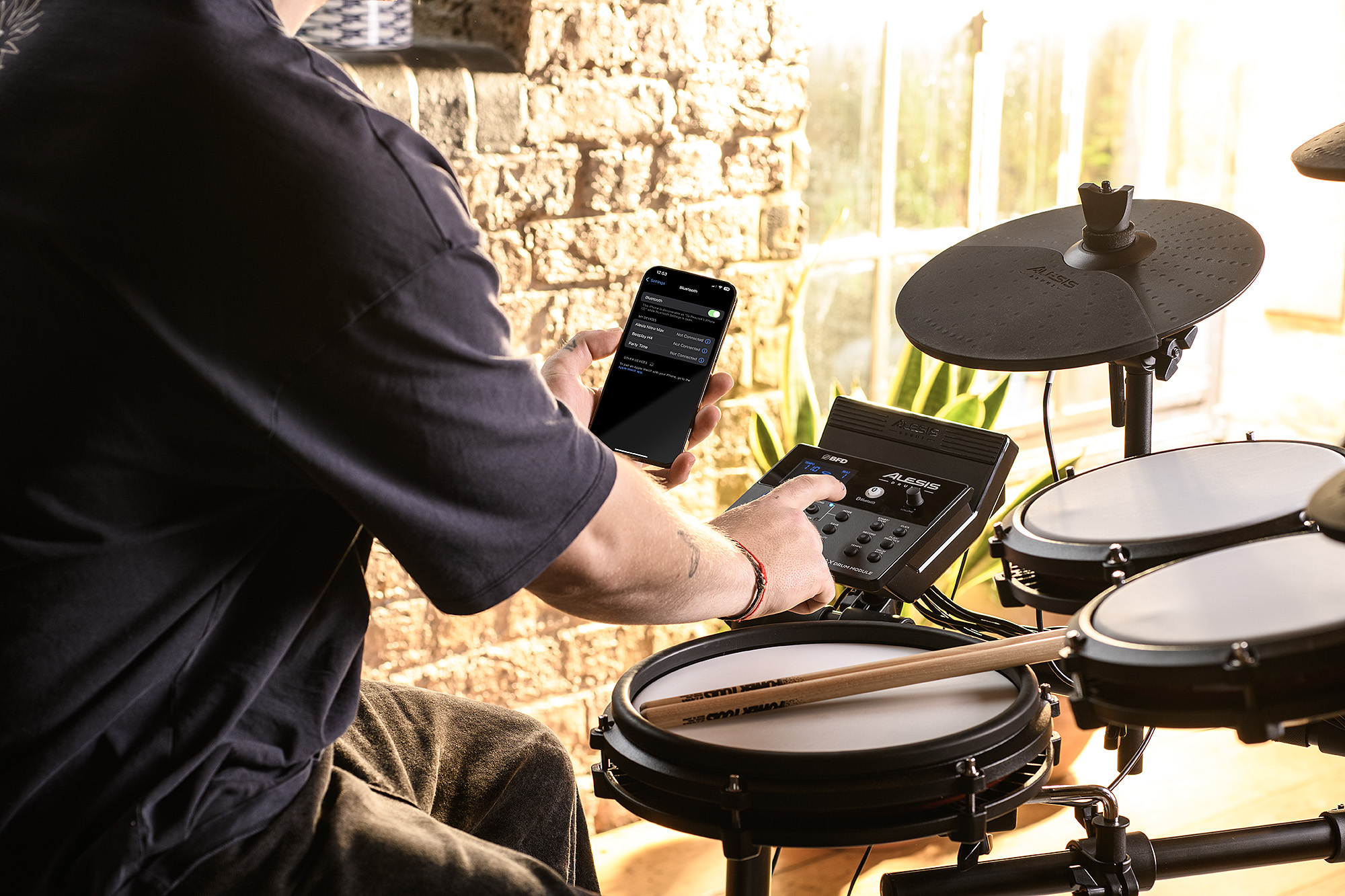 Alesis Nitro Max e-Drum Kit: Premium Feel in a Compact Kit 