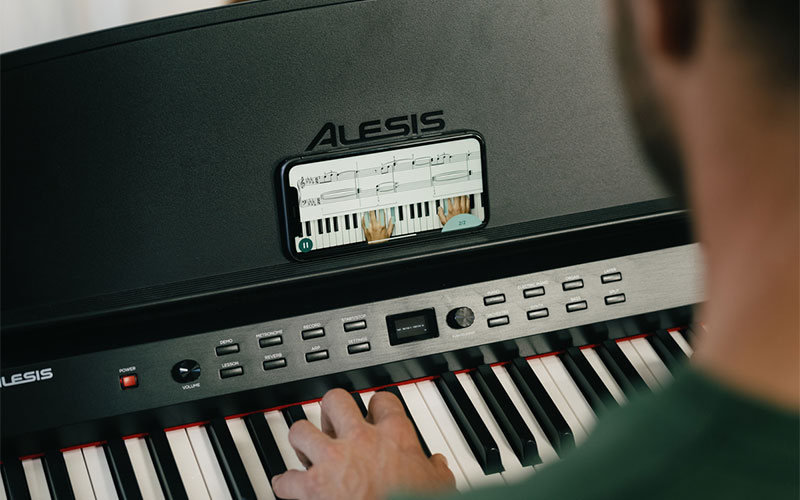 Piano numérique 88 touches Alesis VIRTUE AHP-1B Noir